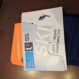 Navy Merino Wool Socks XL